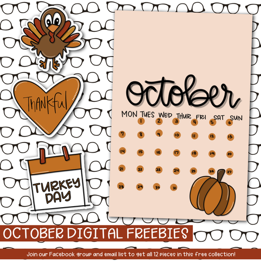 October *FREE* Digital Download