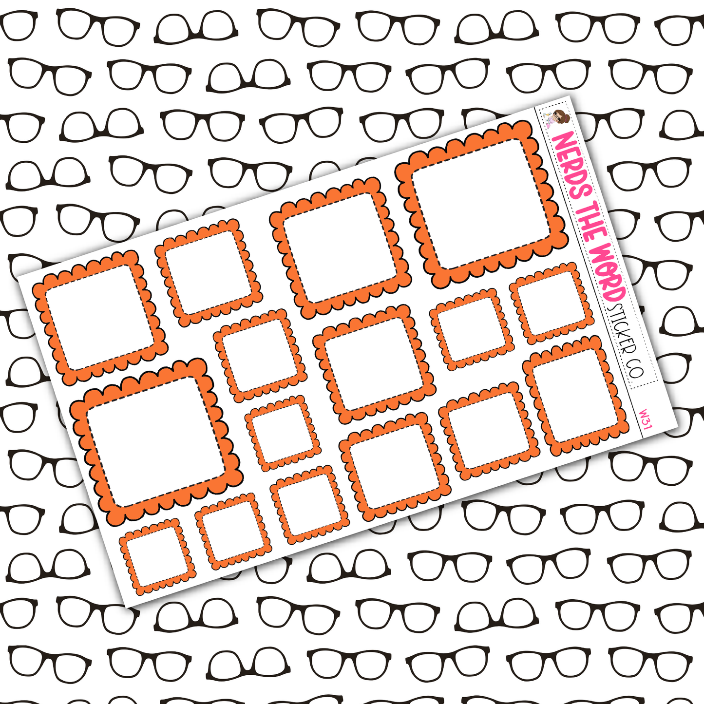 Bumpy Box Functional Planner Stickers