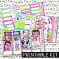 PRINTABLE - NSYNC Monthly, Weekly and or Journaling Sticker Kit