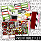 PRINTABLE -  Ladybug Gnome Monthly, Weekly and or Journaling Sticker Kit