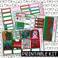 PRINTABLE - Christmas Story Monthly, Weekly and or Journaling Sticker Kit