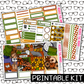 PRINTABLE - Sweater Weather Monthly, Weekly and or Journaling Sticker Kit