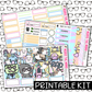 PRINTABLE - Groovy Halloween Monthly, Weekly and or Journaling Sticker Kit