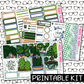 PRINTABLE - Plants Monthly, Weekly and or Journaling Sticker Kit