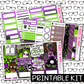 PRINTABLE - Beetlejuice Monthly, Weekly and or Journaling Sticker Kit