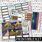 PRINTABLE - Nativity Monthly, Weekly and or Journaling Sticker Kit