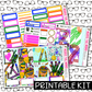 PRINTABLE - Color Monthly, Weekly and or Journaling Sticker Kit