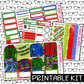 PRINTABLE - Ugly Sweater Monthly, Weekly and or Journaling Sticker Kit