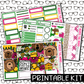 PRINTABLE - Don't Feed The Bears Monthly, Weekly and or Journaling Sticker Kit