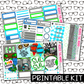 PRINTABLE - Sul Sul Monthly, Weekly and or Journaling Sticker Kit