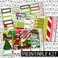 PRINTABLE - HoHo Gnome Monthly, Weekly and or Journaling Sticker Kit
