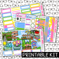 PRINTABLE -  Garden Monthly, Weekly and or Journaling Sticker Kit