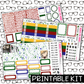 PRINTABLE - KEVIN! Monthly, Weekly and or Journaling Sticker Kit