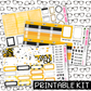 PRINTABLE - Sweet as Honey Gnomes Monthly, Weekly and or Journaling Sticker Kit