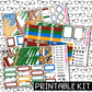 PRINTABLE -  You're a Wizard Monthly, Weekly and or Journaling Sticker Kit