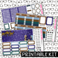 PRINTABLE - Nativity Monthly, Weekly and or Journaling Sticker Kit
