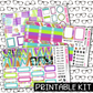 PRINTABLE - NSYNC Monthly, Weekly and or Journaling Sticker Kit