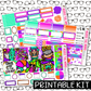 PRINTABLE - Beach Gnomes Monthly, Weekly and or Journaling Sticker Kit