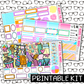 PRINTABLE - Chill Out Monthly, Weekly and or Journaling Sticker Kit