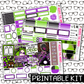 PRINTABLE - Beetlejuice Monthly, Weekly and or Journaling Sticker Kit
