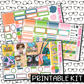 PRINTABLE - Spring Cleaning Monthly, Weekly and or Journaling Sticker Kit