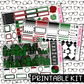 PRINTABLE - O Christmas Tree Monthly, Weekly and or Journaling Sticker Kit