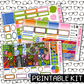 PRINTABLE - Brains Monthly, Weekly and or Journaling Sticker Kit