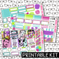 PRINTABLE - NSYNC Monthly, Weekly and or Journaling Sticker Kit