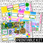 PRINTABLE - Zelda Monthly, Weekly and or Journaling Sticker Kit