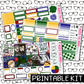 PRINTABLE - KEVIN! Monthly, Weekly and or Journaling Sticker Kit