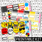 PRINTABLE -  Faces Monthly, Weekly and or Journaling Sticker Kit