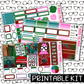 PRINTABLE - Christmas Story Monthly, Weekly and or Journaling Sticker Kit