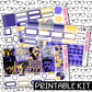 PRINTABLE -Jonas Monthly, Weekly and or Journaling Sticker Kit