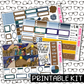PRINTABLE - Nativity Monthly, Weekly and or Journaling Sticker Kit