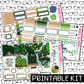 PRINTABLE - Plants Monthly, Weekly and or Journaling Sticker Kit