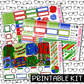 PRINTABLE - Ugly Sweater Monthly, Weekly and or Journaling Sticker Kit