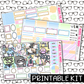 PRINTABLE - Groovy Halloween Monthly, Weekly and or Journaling Sticker Kit