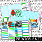 PRINTABLE - Sul Sul Monthly, Weekly and or Journaling Sticker Kit