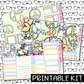 PRINTABLE - Groovy Halloween Monthly, Weekly and or Journaling Sticker Kit