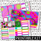PRINTABLE - Cookie Time Monthly, Weekly and or Journaling Sticker Kit