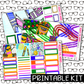 PRINTABLE - Color Monthly, Weekly and or Journaling Sticker Kit