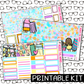 PRINTABLE - Chill Out Monthly, Weekly and or Journaling Sticker Kit