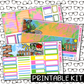 PRINTABLE -  Garden Monthly, Weekly and or Journaling Sticker Kit
