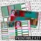 PRINTABLE - Christmas Story Monthly, Weekly and or Journaling Sticker Kit