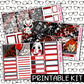 PRINTABLE - Horror Nights Monthly, Weekly and or Journaling Sticker Kit