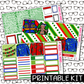 PRINTABLE - Ugly Sweater Monthly, Weekly and or Journaling Sticker Kit