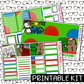 PRINTABLE - Classic Christmas Monthly, Weekly and or Journaling Sticker Kit