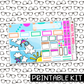 PRINTABLE - Fly a Kite Monthly, Weekly and or Journaling Sticker Kit
