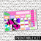 PRINTABLE - BSB Monthly, Weekly and or Journaling Sticker Kit