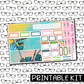 PRINTABLE - Spring Cleaning Monthly, Weekly and or Journaling Sticker Kit